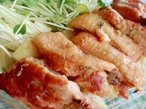 鶏もも肉の冷凍保存☆ネギとしょうゆ糀でサッパリ焼き